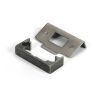 Pewter ½" Rebate Kit for Tubular Mortice Latch