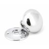 Polished Chrome 57mm Mushroom Mortice/Rim Knob Set