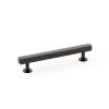 Alexander & Wilks - Square T-Bar Cabinet Pull Handle - Dark Bronze - 128mm