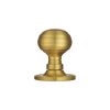 Queen Anne Mortice Knob - Satin Brass