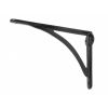 Black 10'' x 7'' Curved Shelf Bracket