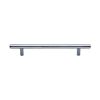 Heritage Brass Cabinet Pull Bar Design 160mm CTC Polished Chrome Finish