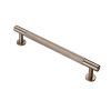 Ftd Knurled Pull Handle 160mm c/c - Satin Nickel