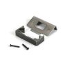 Pewter ½" Rebate Kit for Tubular Mortice Latch