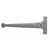 Pewter 12" Penny End T Hinge (pair)