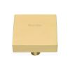 Heritage Brass Cabinet Knob Square Design 38mm Satin Brass finish