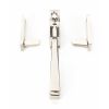 Polished Nickel Night-Vent Locking Avon Fastener