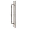 Heritage Brass Door Pull Handle on Plate Avon Design Satin Nickel finish