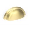 Satin Brass Regency Concealed Drawer Pull