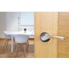 STATUS Colorado Lever Door Handle on Round Rose - Polished Chrome