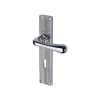 Heritage Brass Charlbury Reeded Lever Lock Polished Chrome finishUK Design Registration Number 6202494