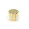 Polished Brass Judd Cabinet Knob - 25mm (No Rose)