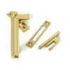 Polished Brass Locking Art Deco Fastener - LH