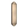 Georgian Half Round  Finger Plate 295mm Antique Brass