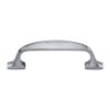 Heritage Brass Cabinet Pull Durham Design 76mm CTC Satin Chrome Finish