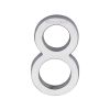 Heritage Brass Numeral 8 Concealed Fix 76mm (3") Satin Chrome finish