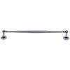 Heritage Brass Cabinet Pull Colonial Design 254mm CTC Polished Chrome Finish