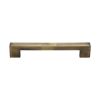 Heritage Brass Cabinet Pull Metro Design 160mm CTC Antique Brass Finish