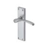 Heritage Brass Door Handle Lever Latch Sophia Design Satin Chrome finish