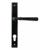 Black Hammered Newbury Slimline Espag. Lock Set