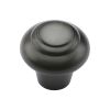 Heritage Brass Cabinet Knob Round Bead Design 38mm Matt Bronze finish