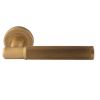 Serozzetta Image Lines Lever On Rose  - Antique Brass