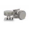 Satin Marine SS (316) Brompton Mortice/Rim Knob Set (Square)