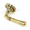 Aged Brass Newbury Lever on Rose Set - U