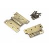 Aged Brass 4" x 2" x 4"  Parliament Hinge (pair) ss