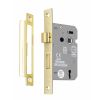 3" CE 3 Lever Mortice Sash Lock FD60 - Electro Brass