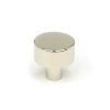 Polished Nickel Kelso Cabinet Knob - 25mm (No Rose)