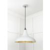 Smooth Brass Frankley Pendant in Birch