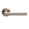 Treviri Lever On 6mm Slim Fit Sprung Rose - Satin Stainless Steel