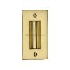 Flush Pull Handle 4" Polished Brass finish