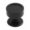 Taunton Centre Door Knob - Flat Black