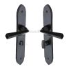 Black Iron Rustic Door Handle Bathroom Set Grafton Design