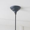 Smooth Brass Harborne Pendant in Soot