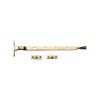 Heritage Brass Casement Window Stay Ball Design 10 Unlacquered Brass finish