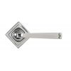 Polished Marine SS (316) Avon Round Lever on Rose Set (Square) - Unsprung