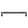 Heritage Brass Cabinet Pull Bauhaus Design 203mm CTC Matt Bronze Finish