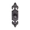 Fleur De Lys' Bell Push - Black Antique