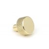 Polished Brass Brompton Cabinet Knob - 25mm (No rose)