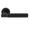 Serozzetta Image Lines Lever On Rose   - Matt Black