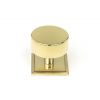 Polished Brass Kelso Cabinet Knob - 38mm (Square)