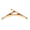 Polished Bronze Tyne Shelf Bracket (260mm x 200mm)