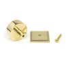 Polished Brass Kelso Cabinet Knob - 38mm (Square)