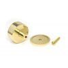 Polished Brass Kelso Cabinet Knob - 38mm (Plain)