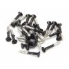 Black SS 3.5 x 25 Csk R/ Head Screws (25)