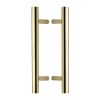 Heritage Brass Back to Back Door Pull Handle Bar Design 305mm Polished Brass Finish