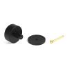 Matt Black Kelso Cabinet Knob - 38mm (Plain)